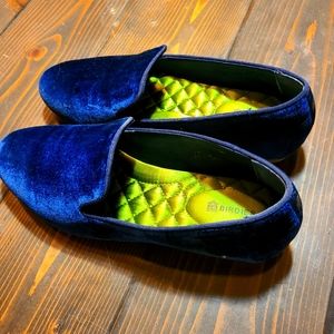 Birdie the starling loafers midnight blue 6.5
